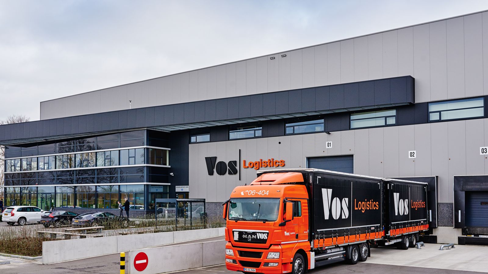 Courex logistics fleet and distribution hub